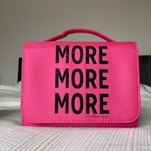 Victoria’s Secret ‘More’ Pink Hanging Travel Cosmetic Case - 4 Compartments